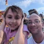 Eva and Daddy - Heartwarming photo capturing a special moment. Pixels and Petals features unique and meaningful imagery for all ages