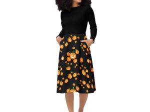 Halloween midi dress