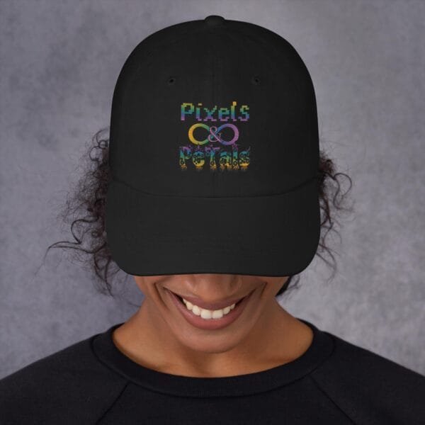 Pixels and Petals Logo Baseball Cap - Image 2