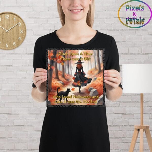 "Once Upon a Time" Witch & Cat Poster - Image 8