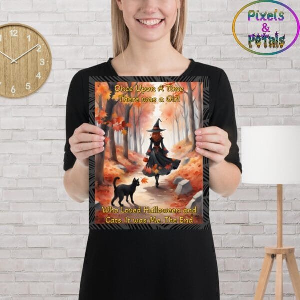"Once Upon a Time" Witch & Cat Poster - Image 12