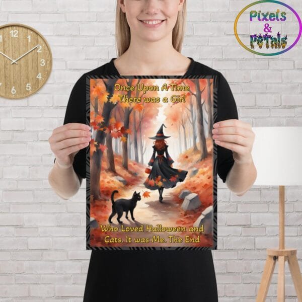"Once Upon a Time" Witch & Cat Poster - Image 5