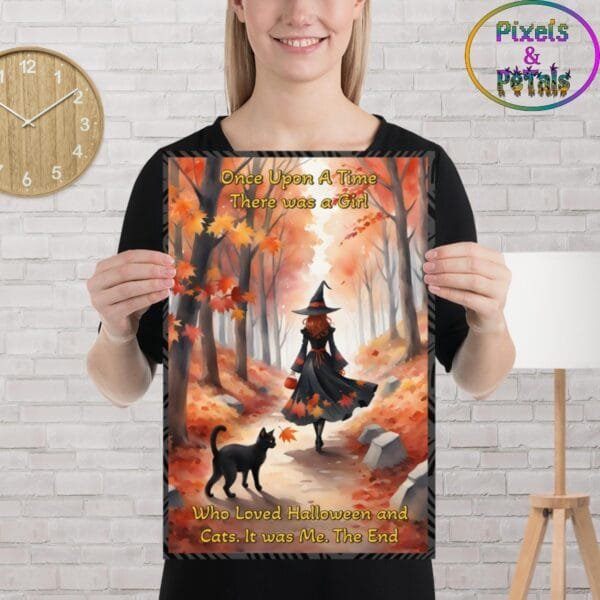 "Once Upon a Time" Witch & Cat Poster - Image 6