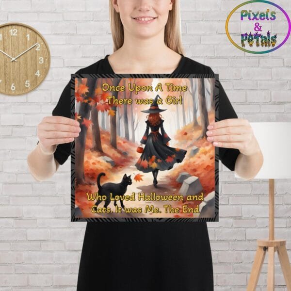 "Once Upon a Time" Witch & Cat Poster - Image 9