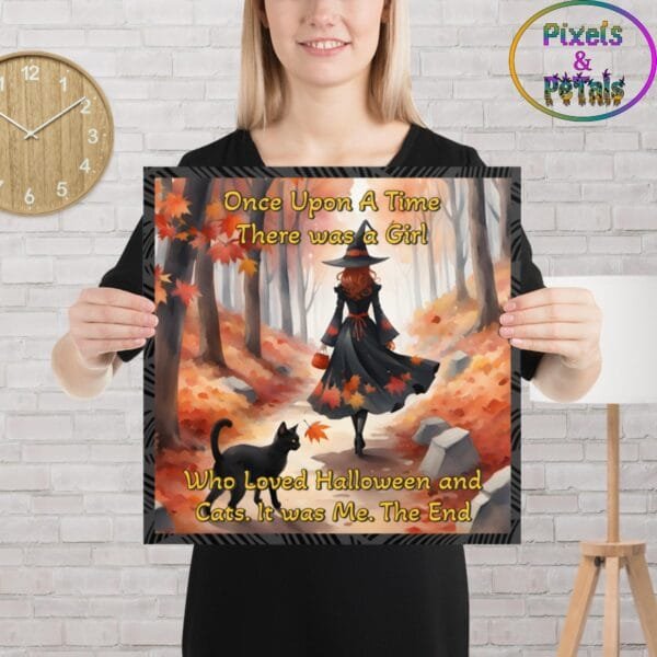 "Once Upon a Time" Witch & Cat Poster - Image 7