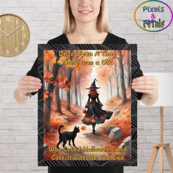 "Once Upon a Time" Witch & Cat Poster - Image 11