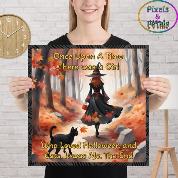 "Once Upon a Time" Witch & Cat Poster - Image 10