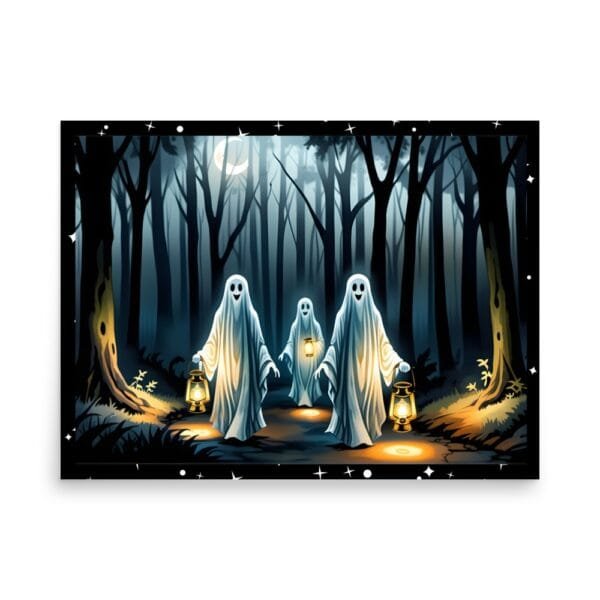 "Ghost Walk" Lantern Trio Poster - Image 7