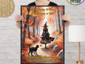 witch cat poster