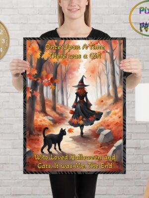 witch cat poster
