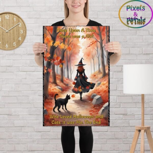 "Once Upon a Time" Witch & Cat Poster - Image 14