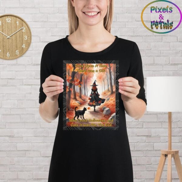 "Once Upon a Time" Witch & Cat Poster - Image 3