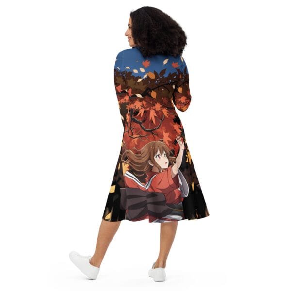 Autumn-chan Long Sleeve Midi Dress (with Pockets!) - Image 2