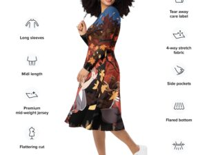 anime midi dress