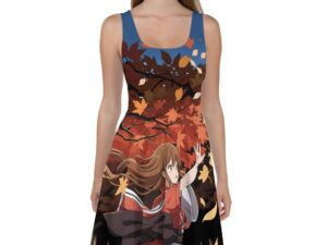 fall anime skater dress