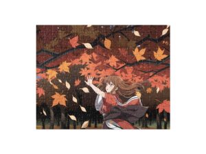 Autumn-chan in the Trees Jigsaw Puzzle by Petals, 252-piece fall-themed puzzle for cozy seasonal fun