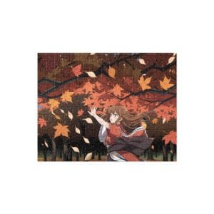Autumn-chan in the Trees Jigsaw Puzzle by Petals, 252-piece fall-themed puzzle for cozy seasonal fun
