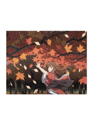 Autumn-chan in the Trees Jigsaw Puzzle by Petals, 252-piece fall-themed puzzle for cozy seasonal fun