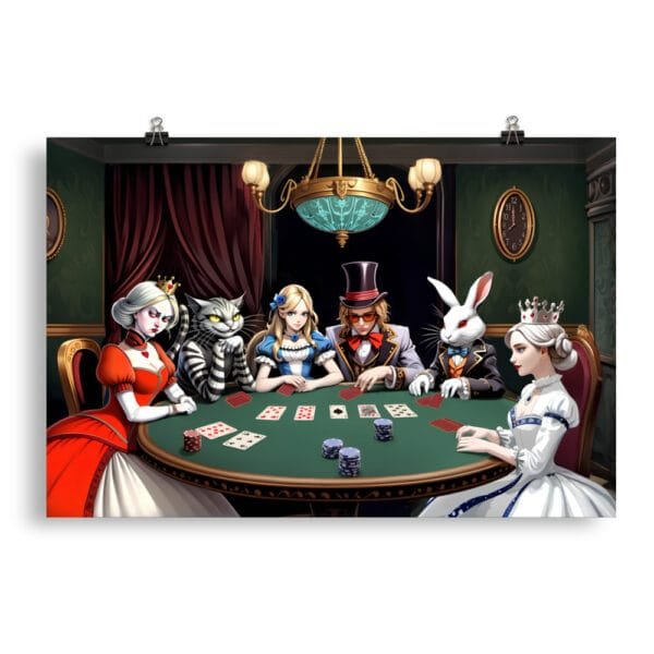 Poker Night in Wonderland Poster - Image 6