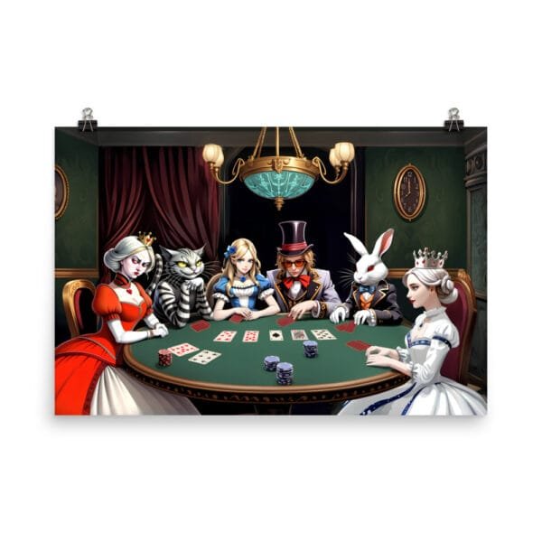 Poker Night in Wonderland Poster - Image 7