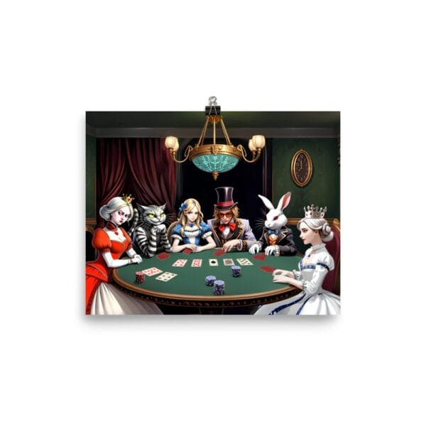 Poker Night in Wonderland Poster - Image 9