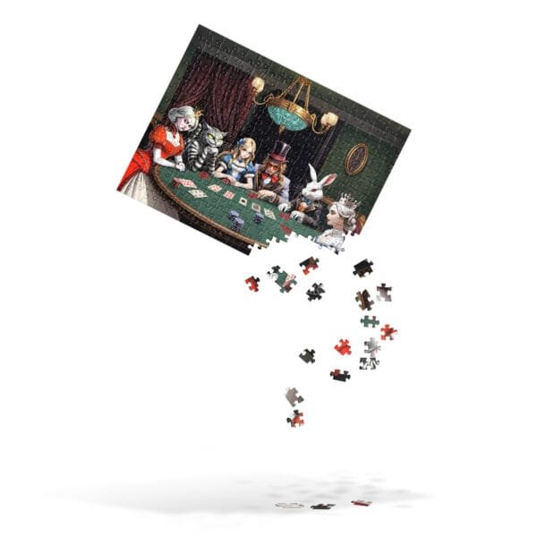Poker Night in Wonderland Jigsaw puzzle - Image 2