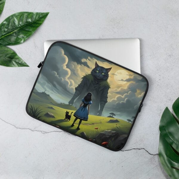 A Cat on Titan Laptop Sleeve - Image 2