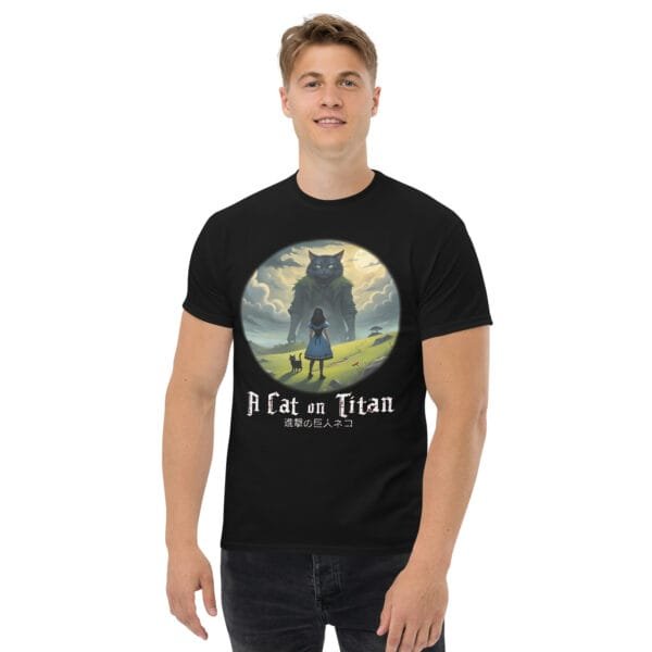 A Cat on Titan Tee - Image 7
