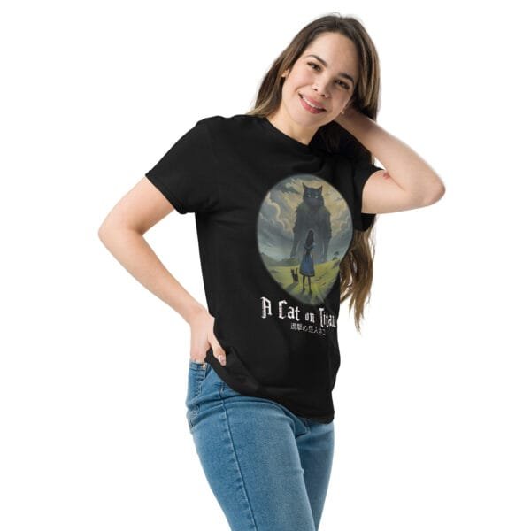 A Cat on Titan Tee - Image 4