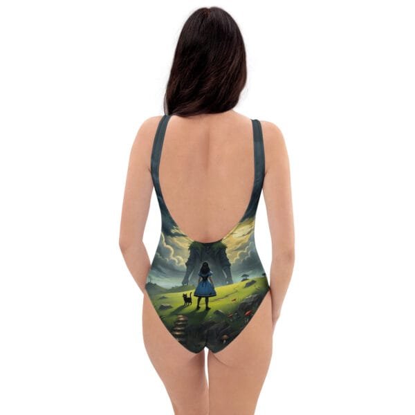 A Cat on Titan One-Piece Swimsuit - Image 6