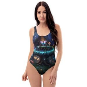 Dance at the Faerie Ring One-Piece Swimsuit