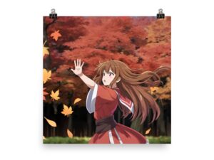 fall anime art poster