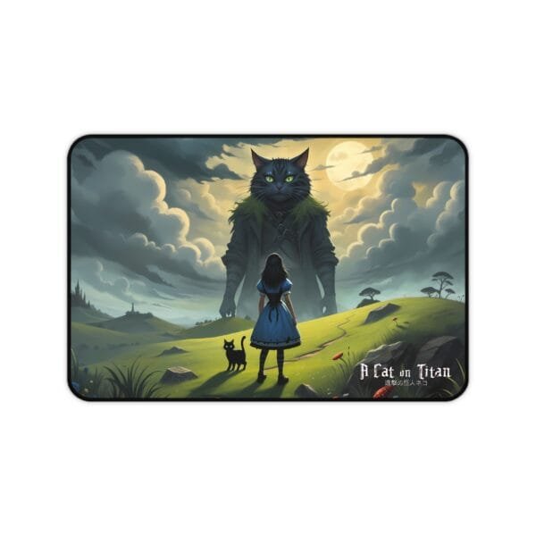 A Cat on Titan Desk Mat - Image 5