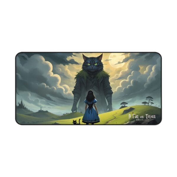 A Cat on Titan Desk Mat - Image 2