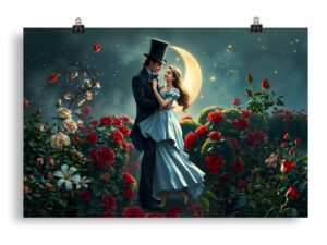 Moonlit Waltz in Wonderland Poster