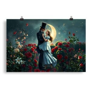 Moonlit Waltz in Wonderland Poster