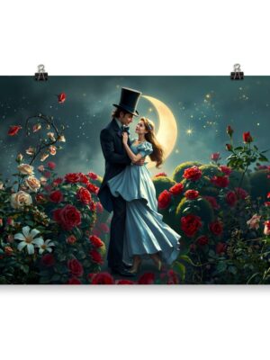 Moonlit Waltz in Wonderland Poster