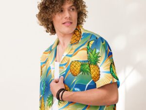 Ocean Pineapple Hawaiian Shirt
