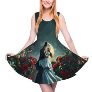 alice in wonderland skater dress