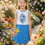 mermaid scale dress for girls