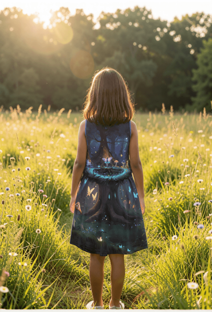 enchanted forest girls dress