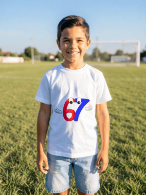 6-7 hand gesture youth shirt